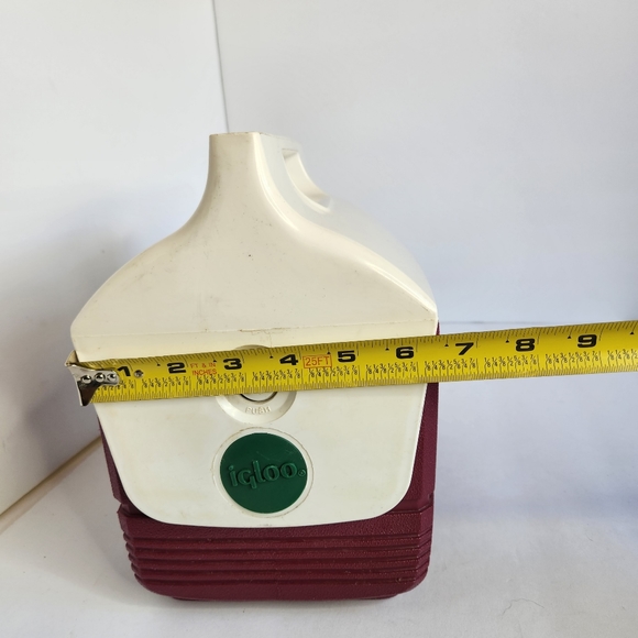 Vintage Igloo MiniMate Cooler Mini Mate Lunch Box Purple Teal Push Button Lid - Picture 10 of 11